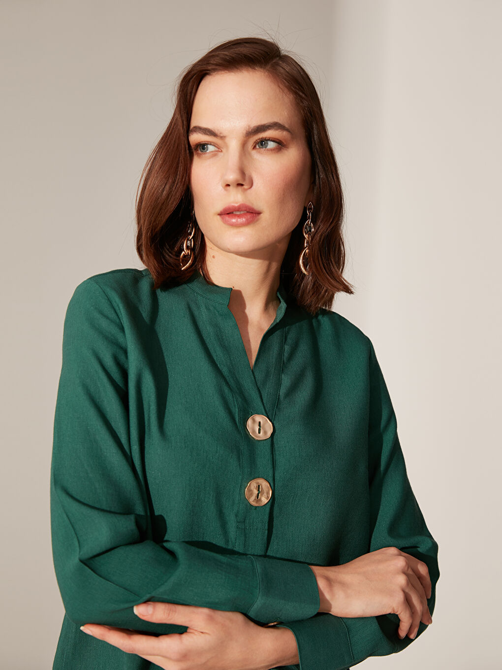 ZELENA Košulja Žena-2