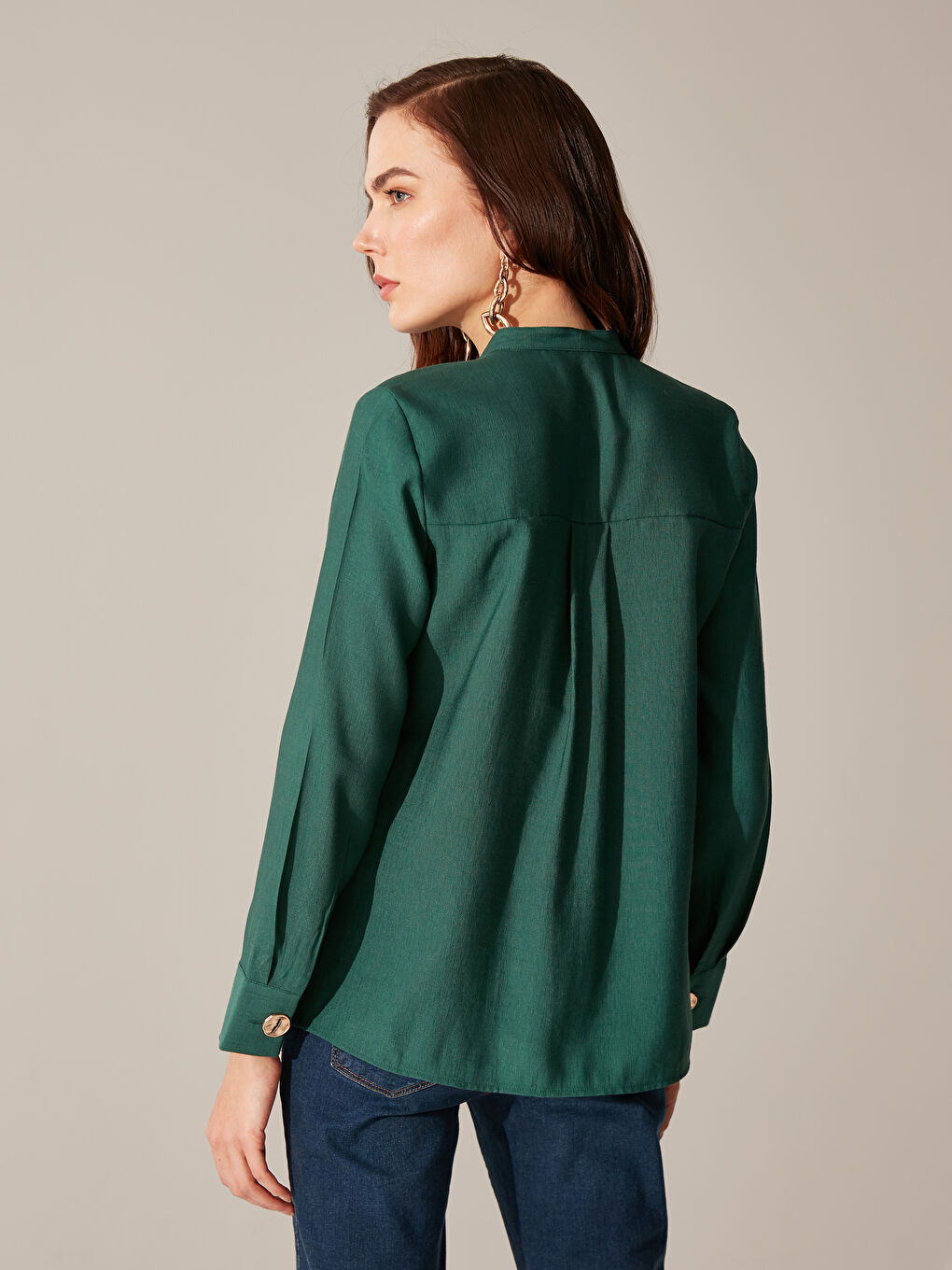 ZELENA Košulja Žena-3
