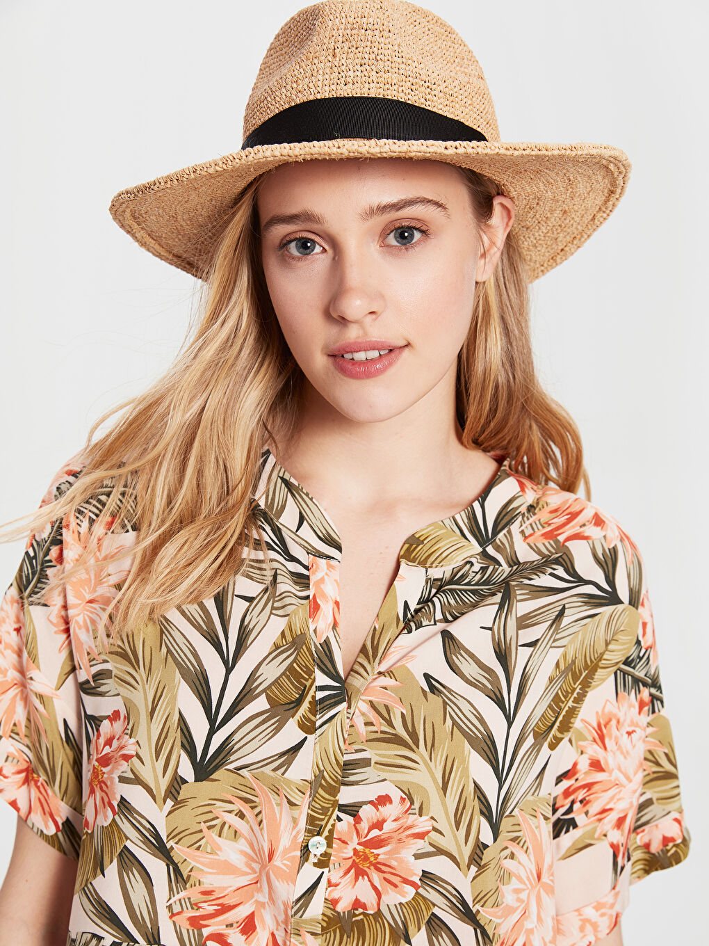 Yeşil Standart Fit Kısa Kollu Poplin Kadın Elbise-2