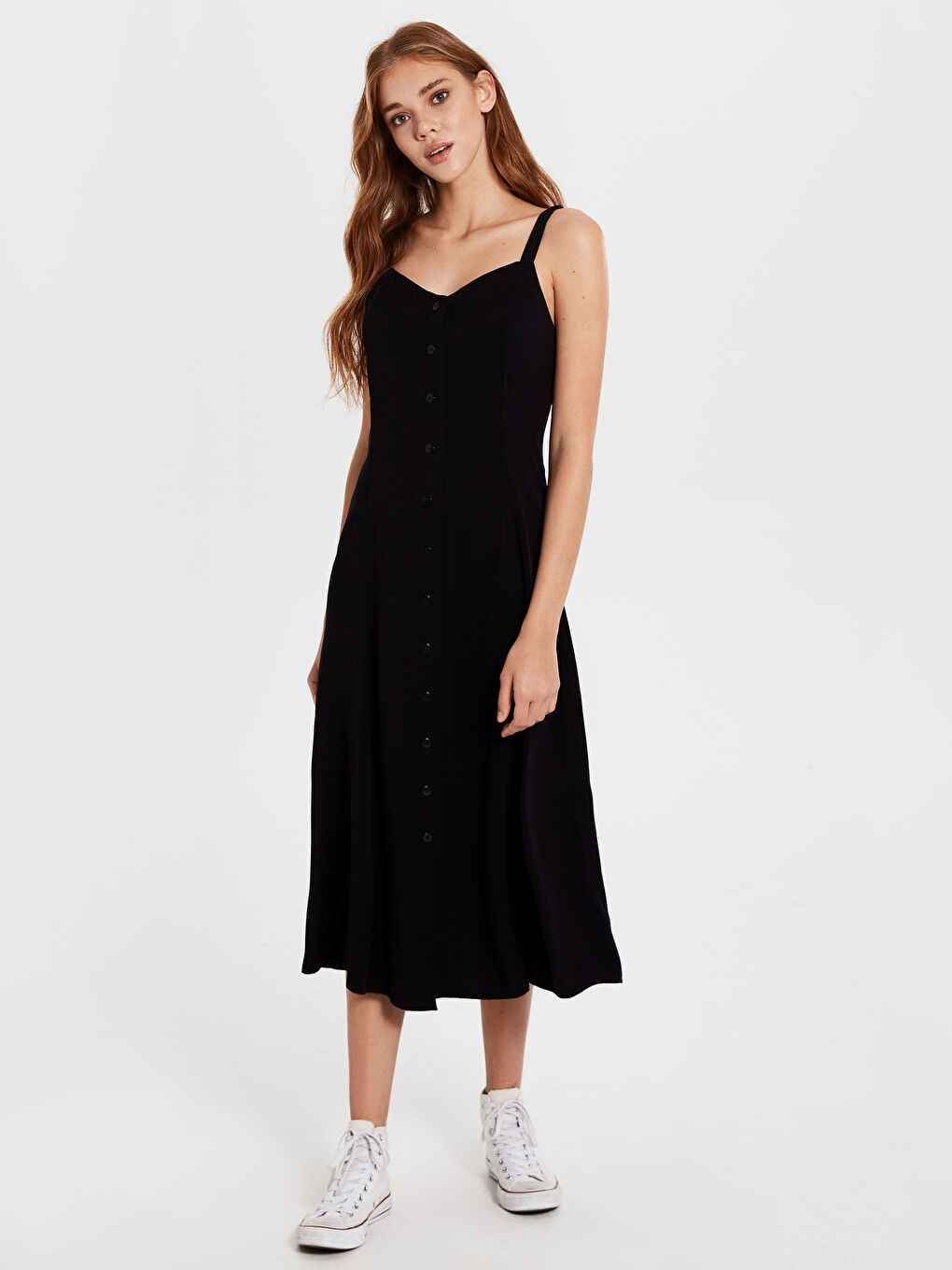 Standard Fit Women's Dress with Straps-1