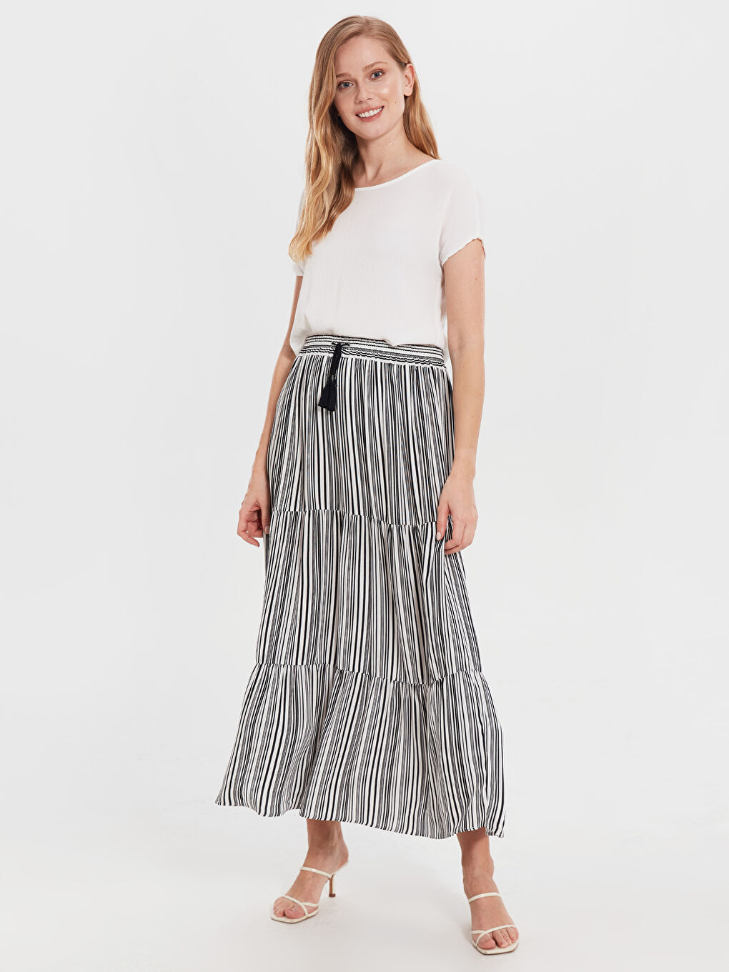 Спідниця для жінок зі зморшкою стандартного крою-2