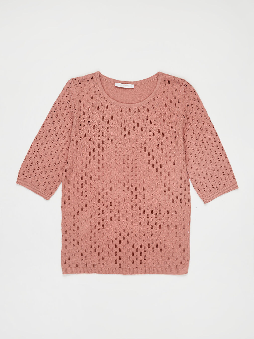 LCWAIKIKI Classic Rundhalsausschnitt Damenpullover -0SH250Z8-FKR