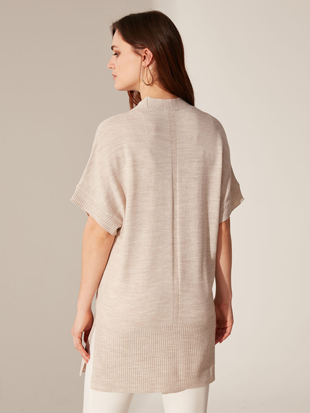 V-Neck Short Sleeve Women's Vest-3