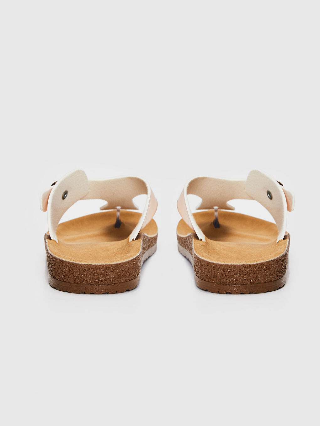 Damen Flip Flops mit Schnallendetail-3