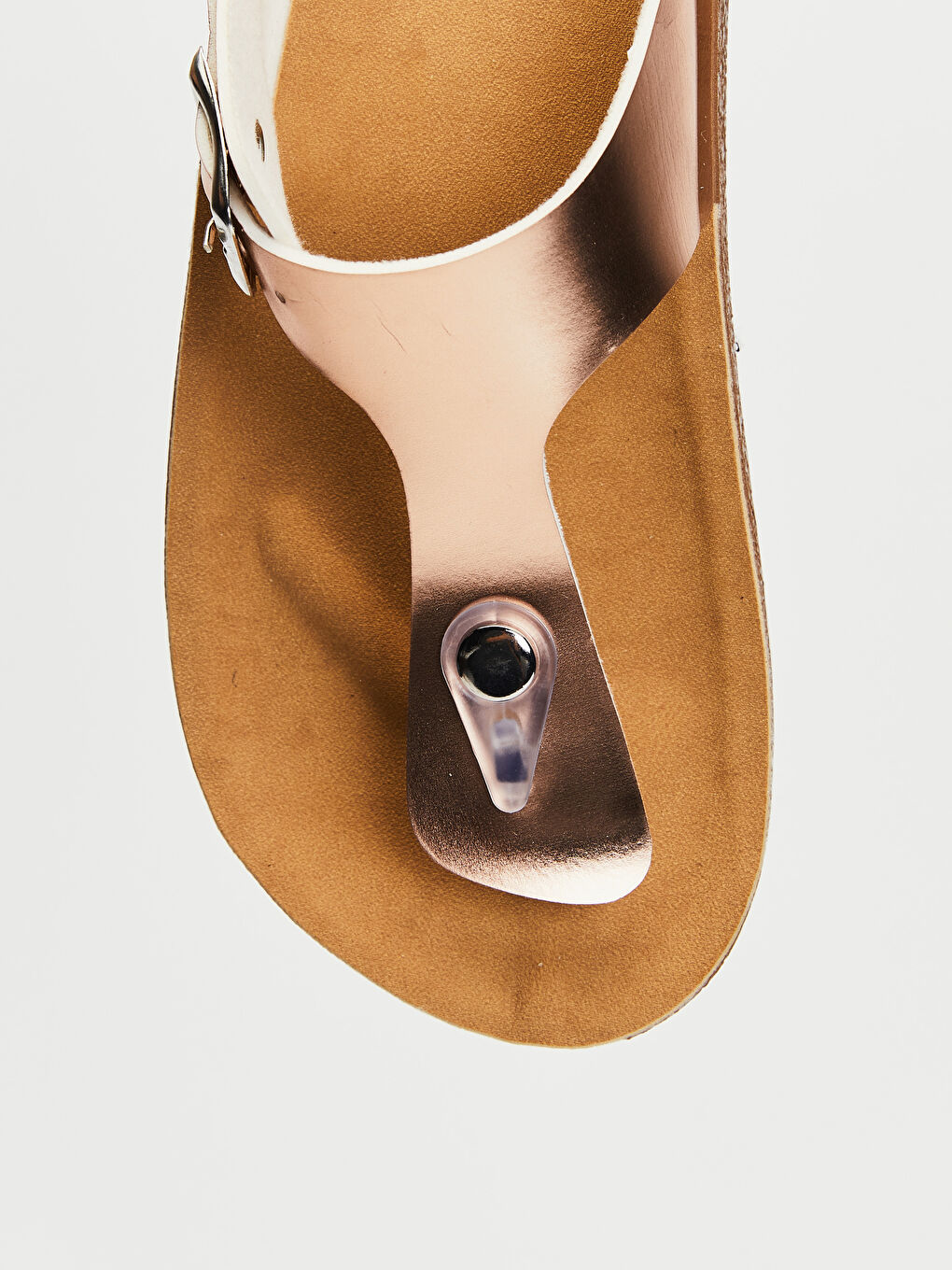 Damen Flip Flops mit Schnallendetail-4