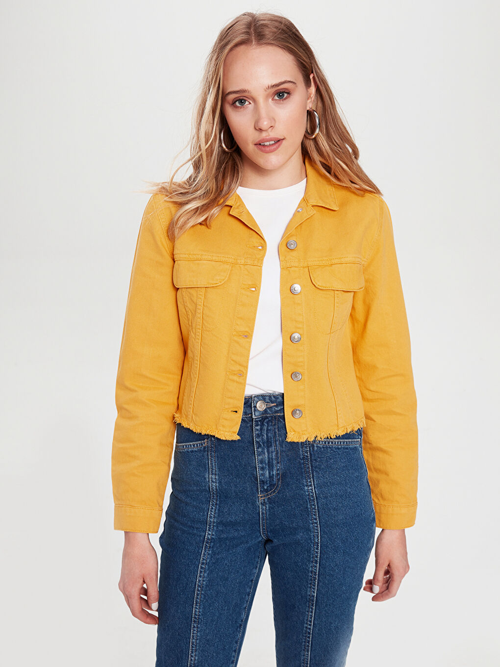 LCW Vision Langarm Damen Jeansjacke -0SI382Z8-DAA