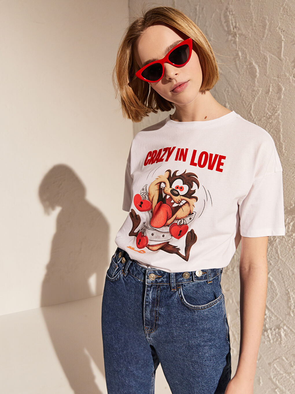 Crew Neck Short Sleeve Women's T-Shirt-2