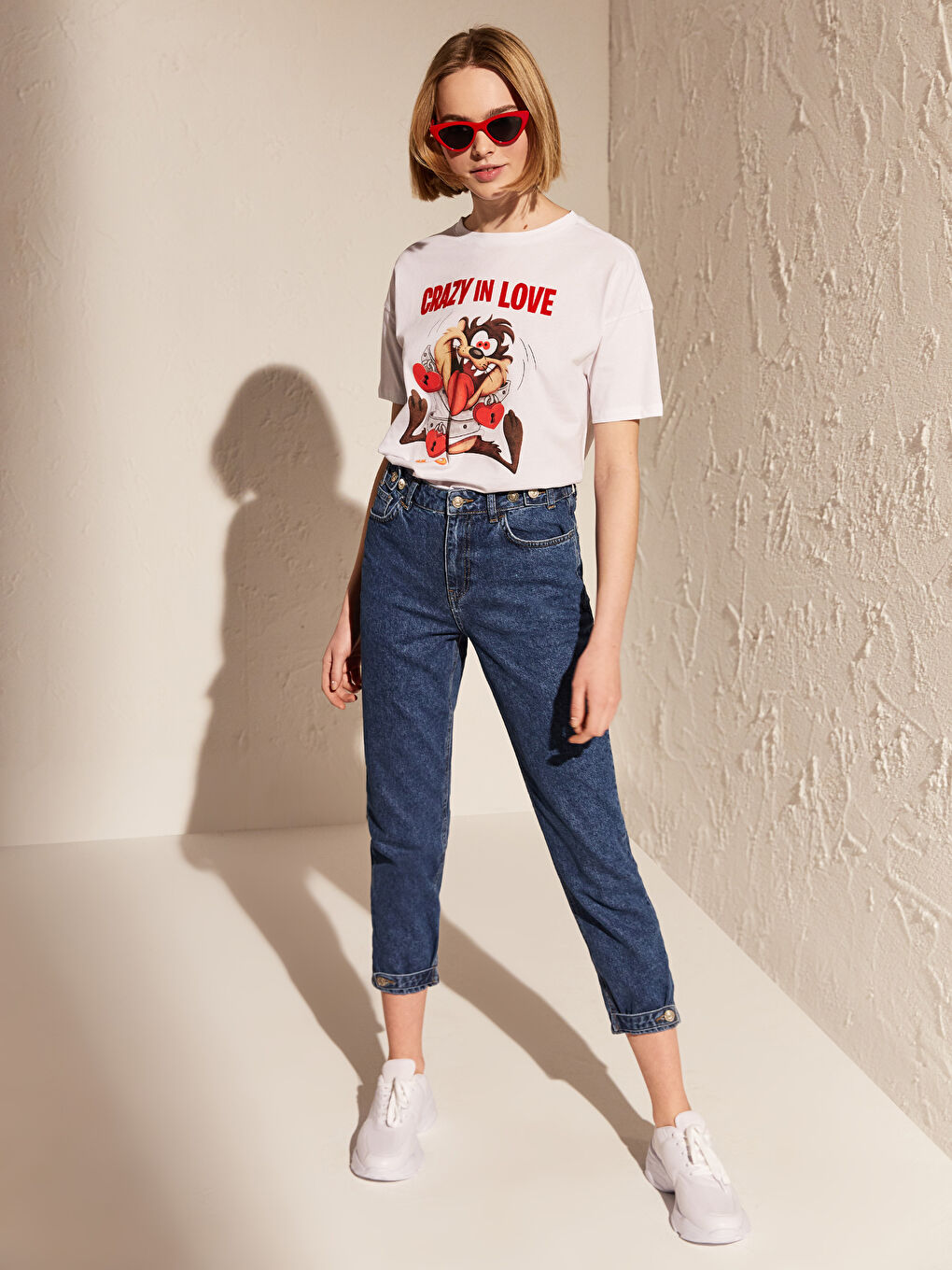 Crew Neck Short Sleeve Women's T-Shirt-3