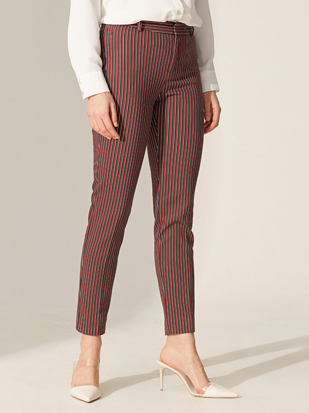 Slim Fit Women's Trousers-2