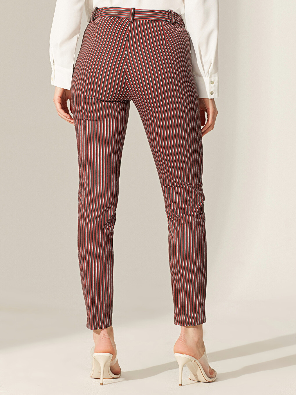 Slim Fit Women's Trousers-3