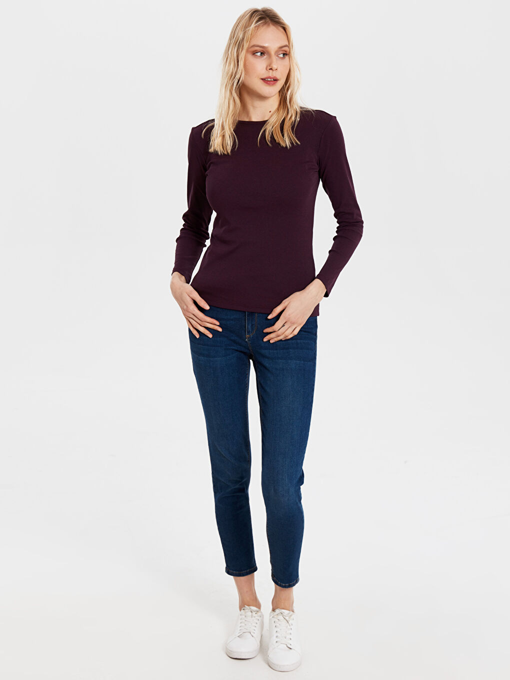 تي شيرت بنفسجى نساء-2