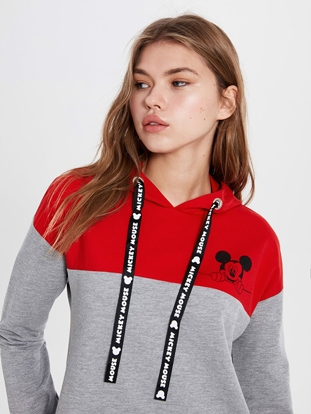 Gri Standart Fit Kısa Kollu Kadın Elbise-2