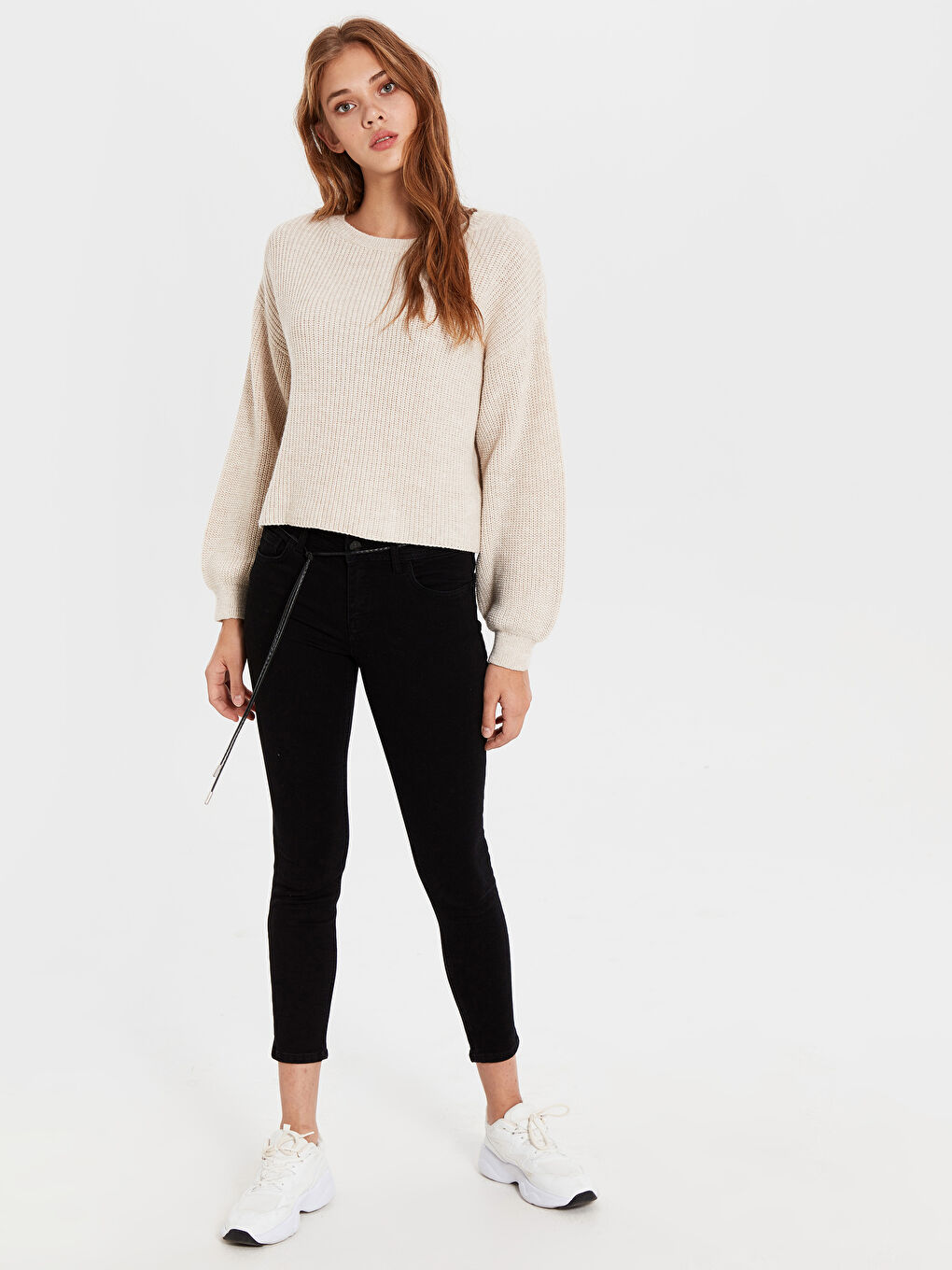 Siyah Skinny Fit Kadın Jean-2