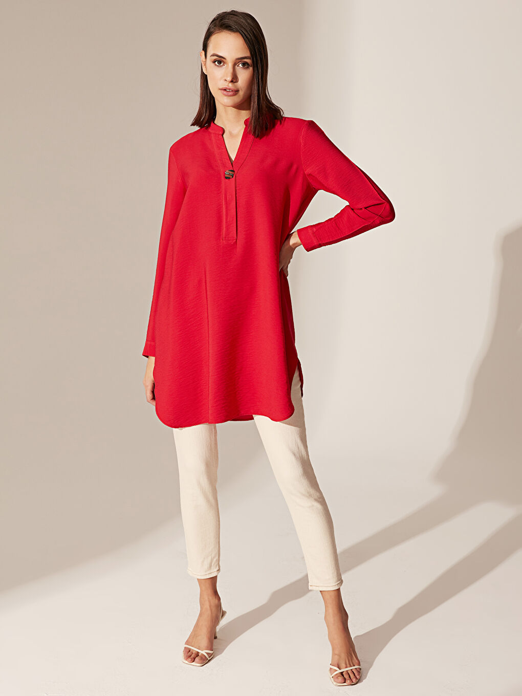 Woman RED Tunic-1