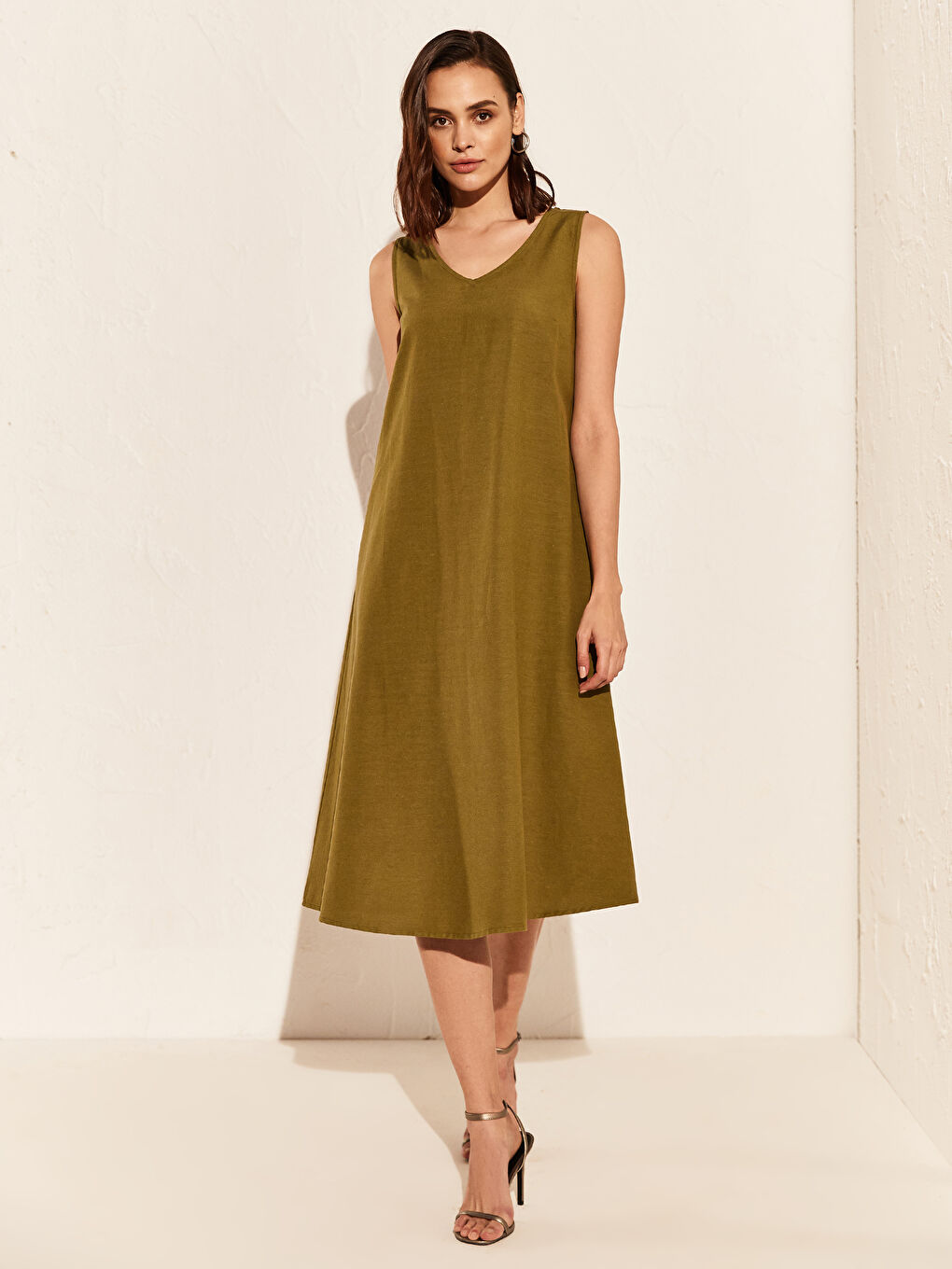 Woman KHAKI Dress-2
