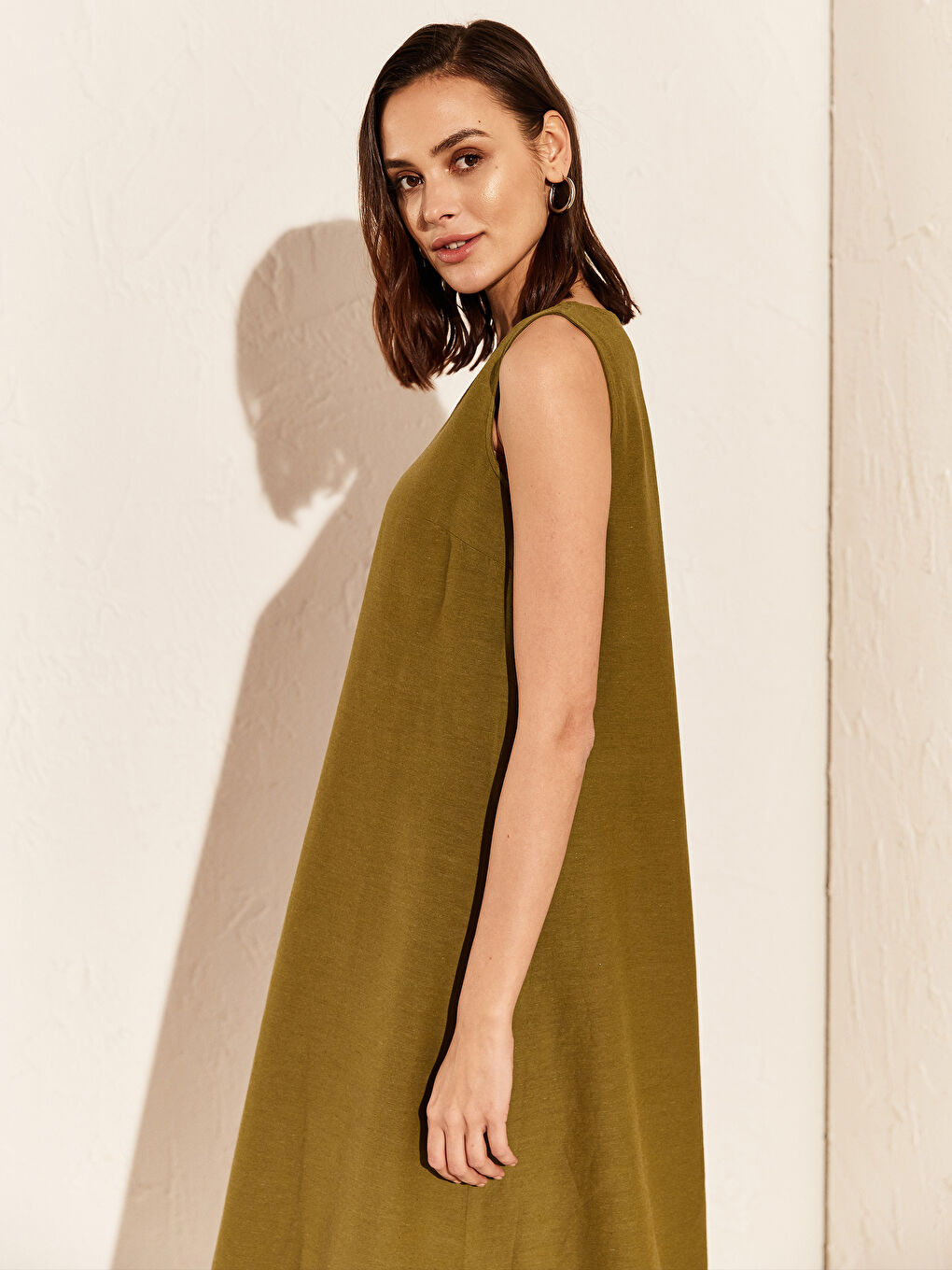 Woman KHAKI Dress-3