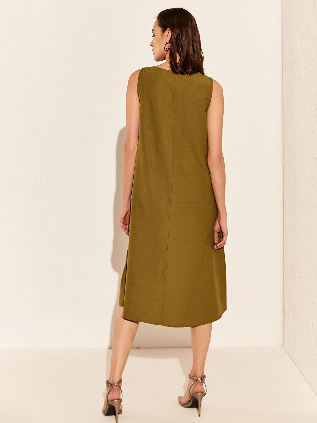 Woman KHAKI Dress-4
