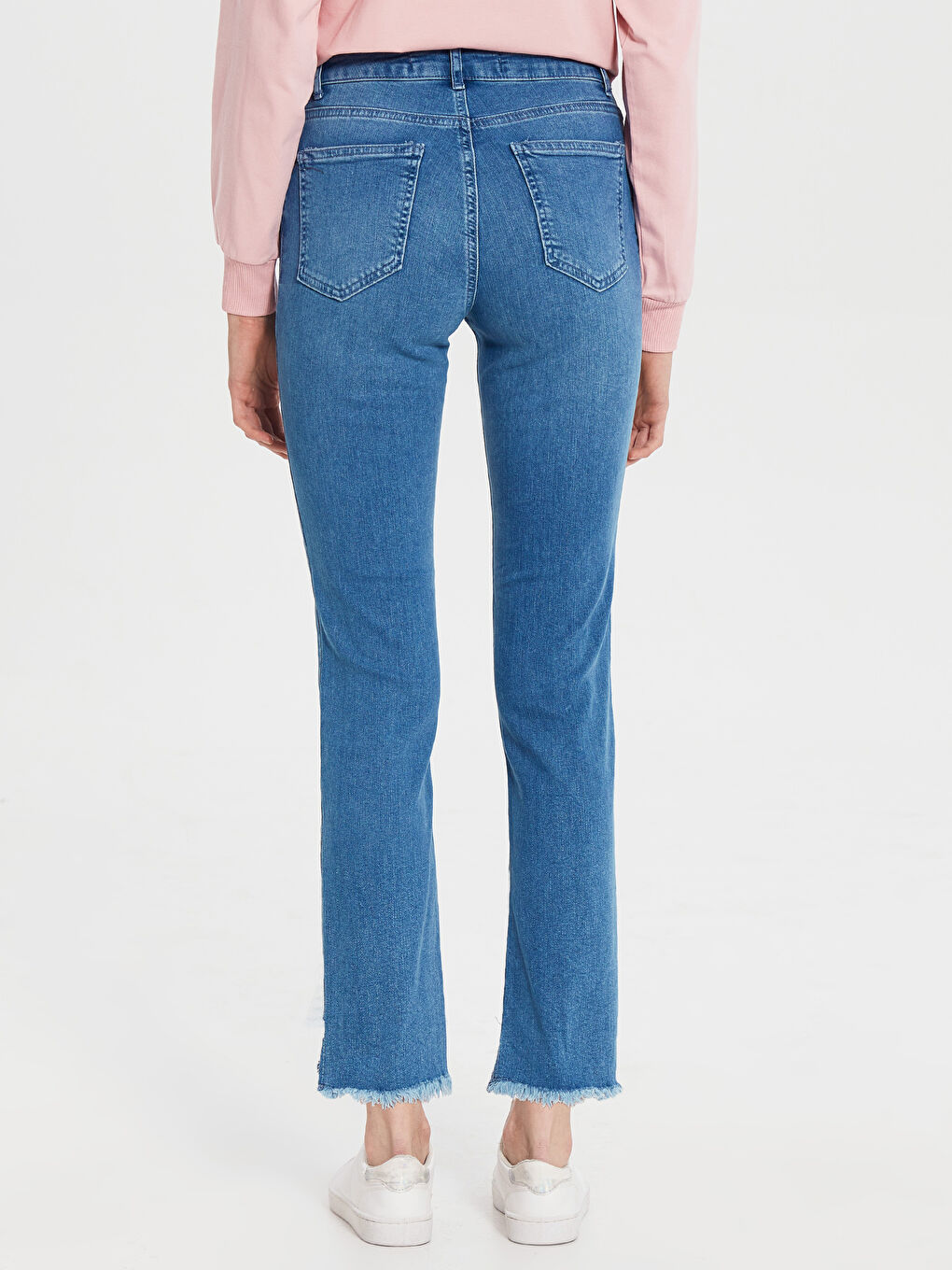 İndigo Skinny Fit Kadın Jean Pantolon Pantolon-3