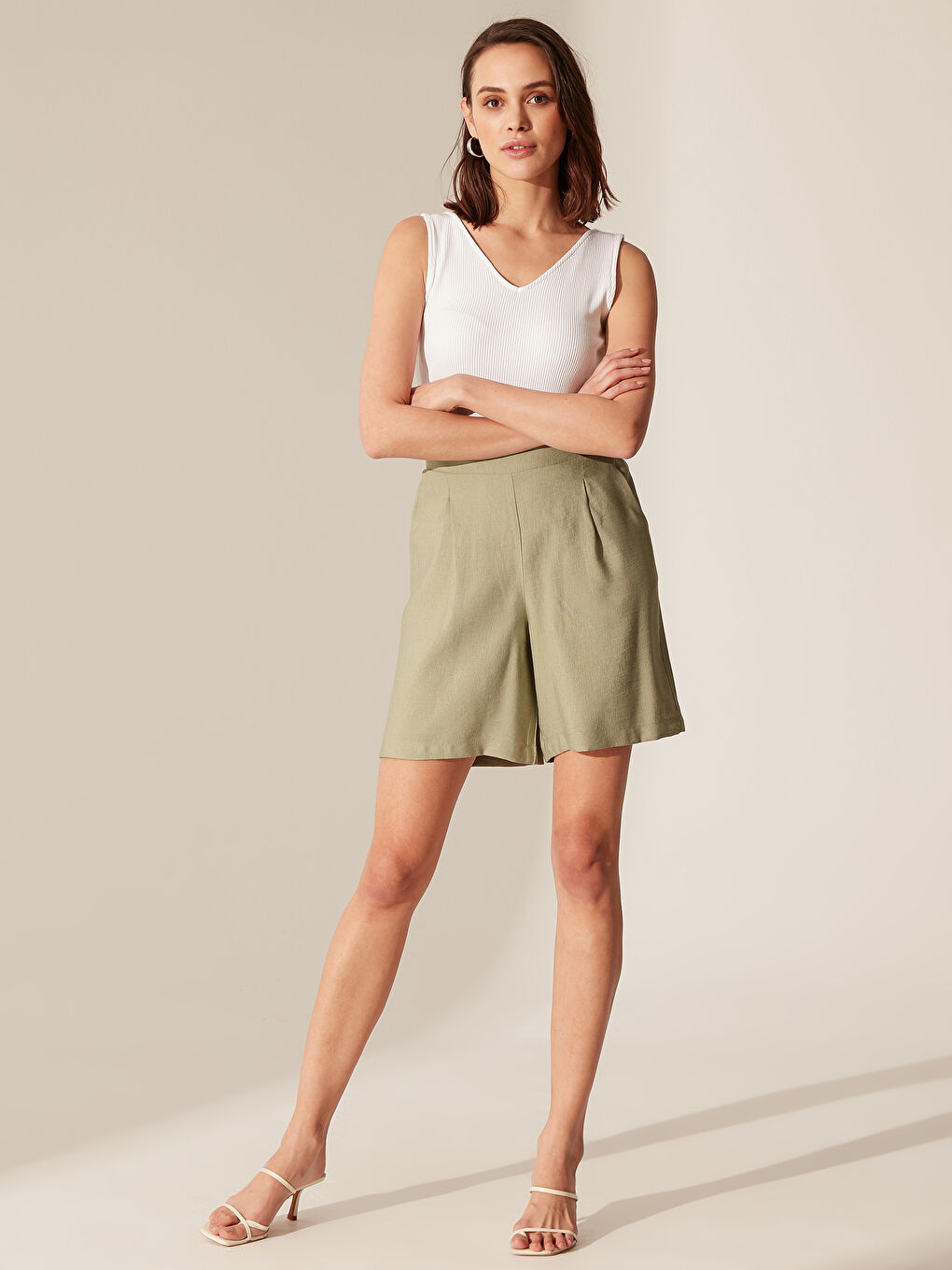 Elasticated Waist Women's Shorts