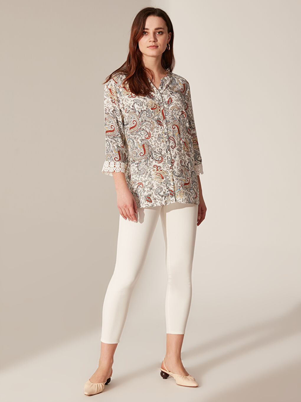 Žena EKRU Košulja-2