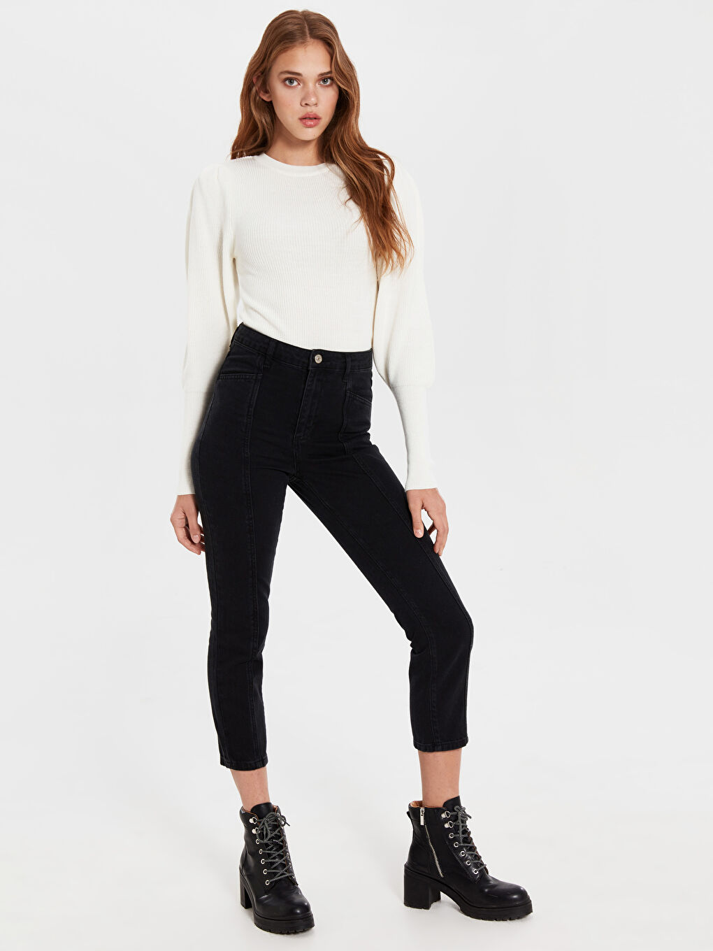LCW Vision Farmerke za žene - Mom Fit -0SL776Z8-327