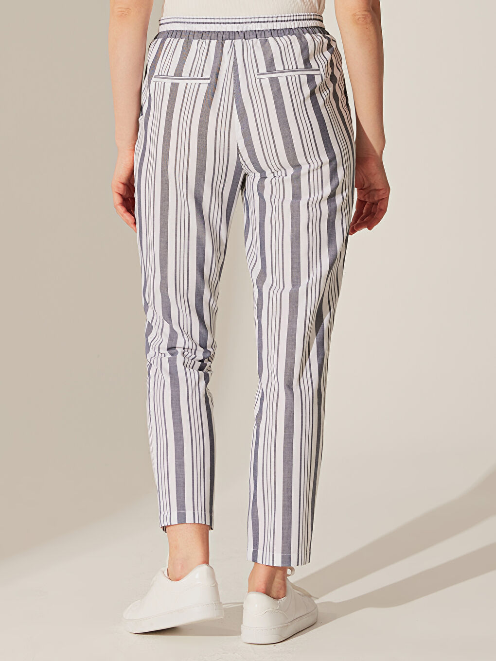 Mom Fit Gabardine Women's Trousers-2