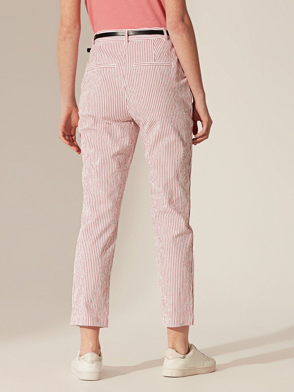 Woman ORANGE Trousers-2