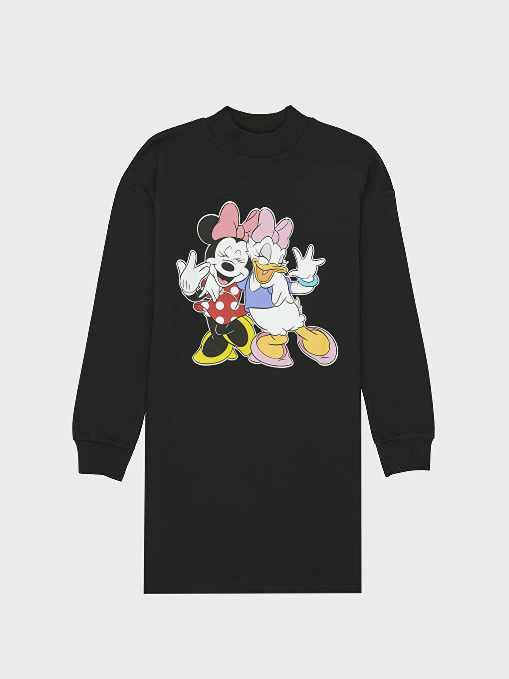 әйелдерге арналған ұзын жеңді свитшот матасы көйлек-1