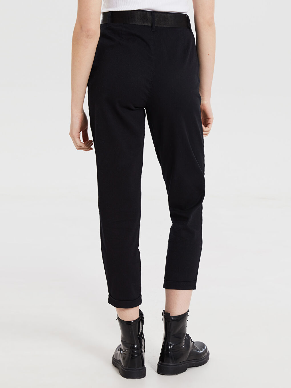 LCW Vision Mom Fit Gabardine Women's Trousers -0SM590Z8-E0N