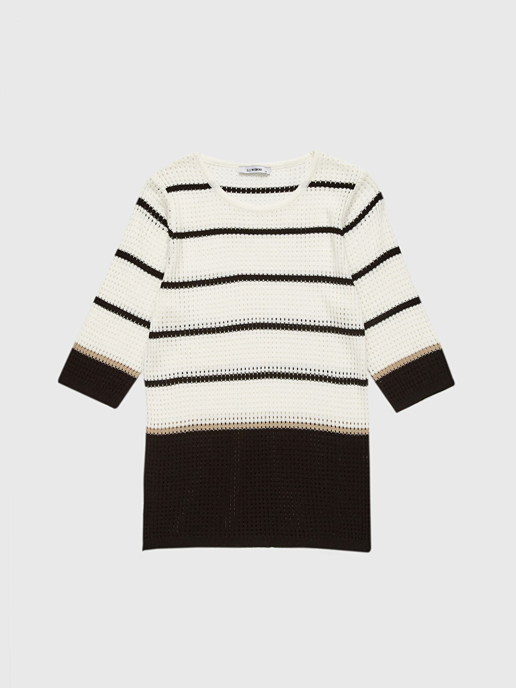 بلوفر ياقة دائرية للسيدات-1