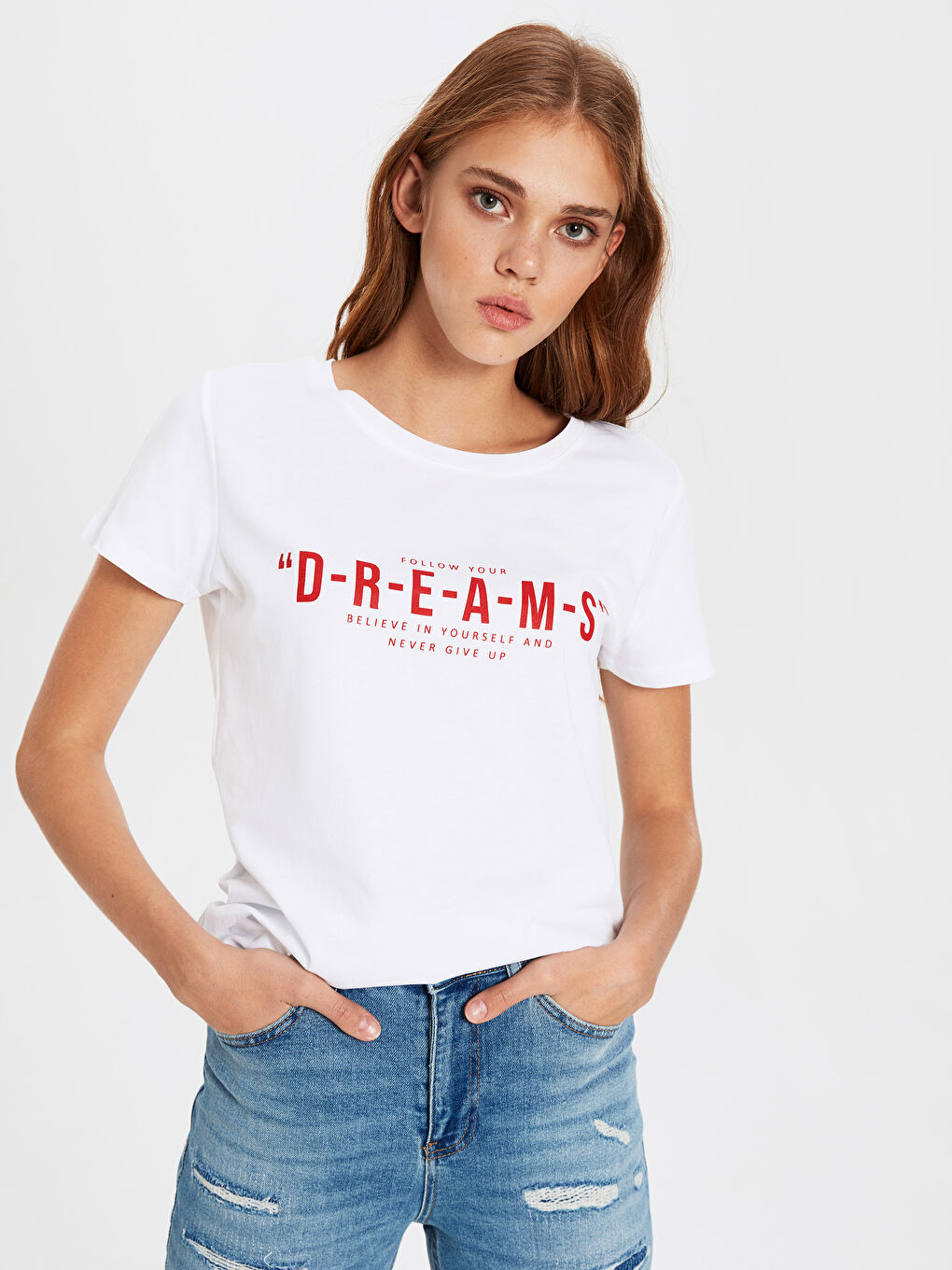 Жінка БІЛИЙ Футболка