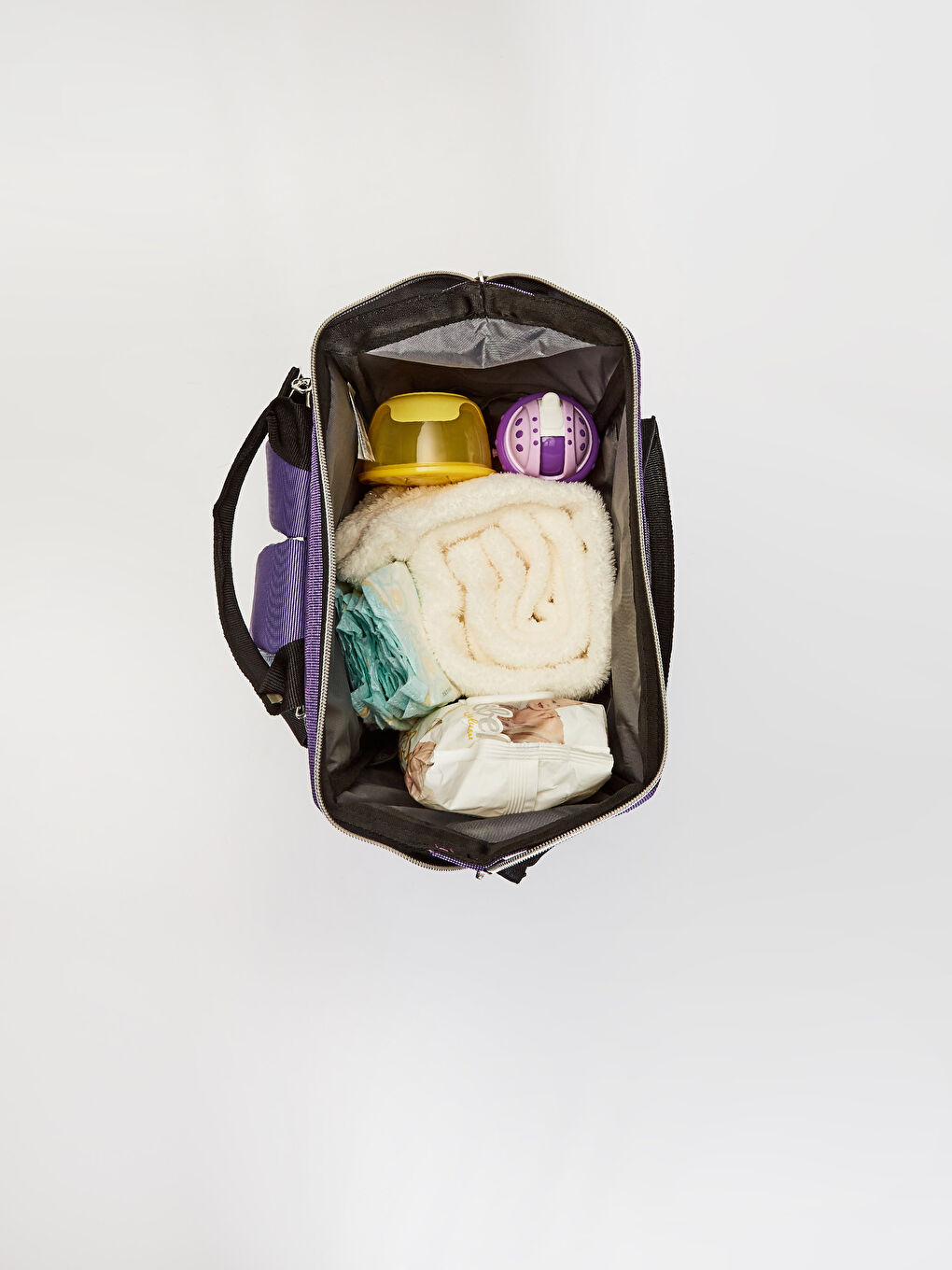 Woman PURPLE Baby Diaper Bag-3