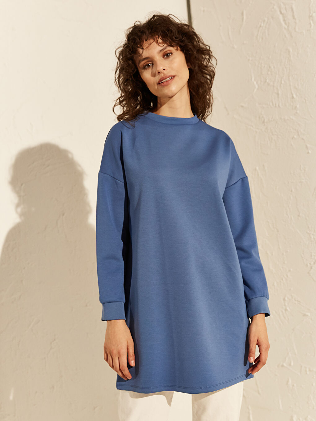 Turtleneck Long Sleeve Oversize Women's Tunic