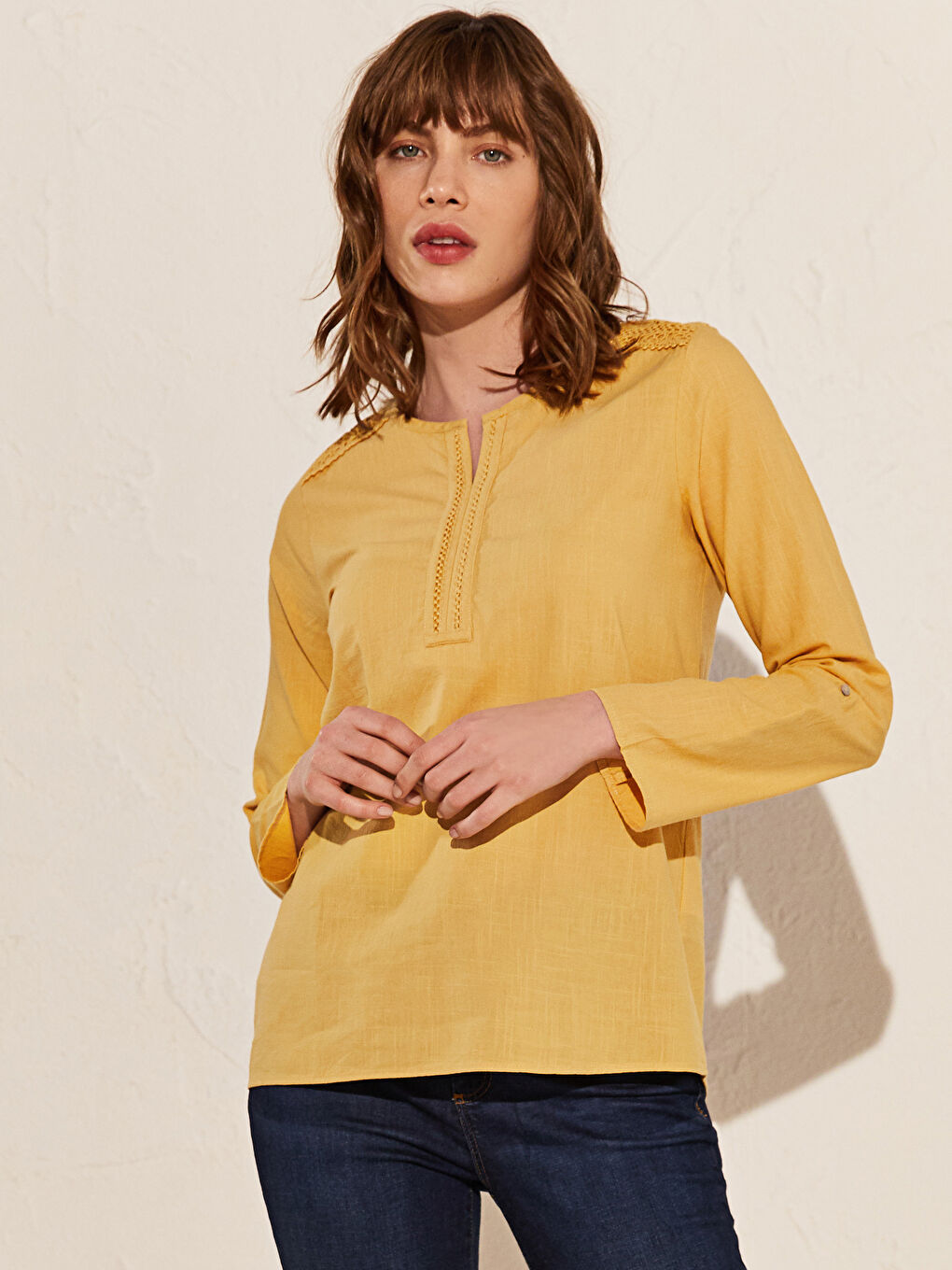 Long Sleeve Women's Blouse-2