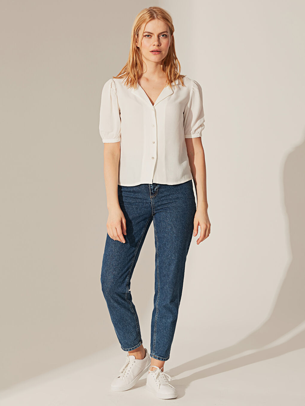 Blouse en Viscose à Manches Courtes pour Femmes-4
