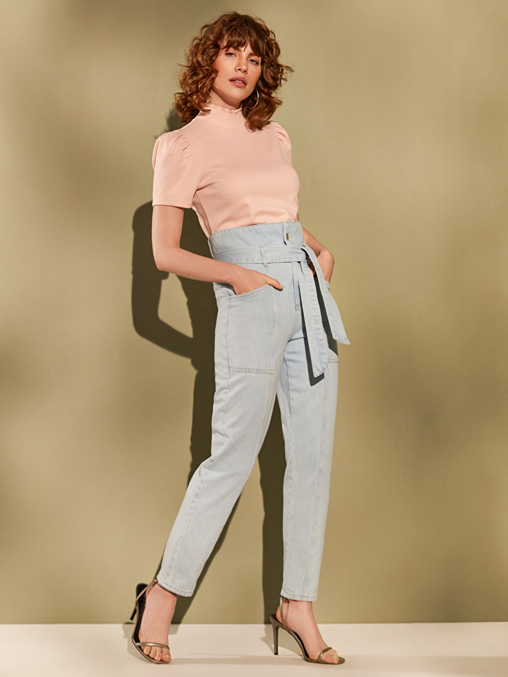 Paperbag Women's Jeans-1