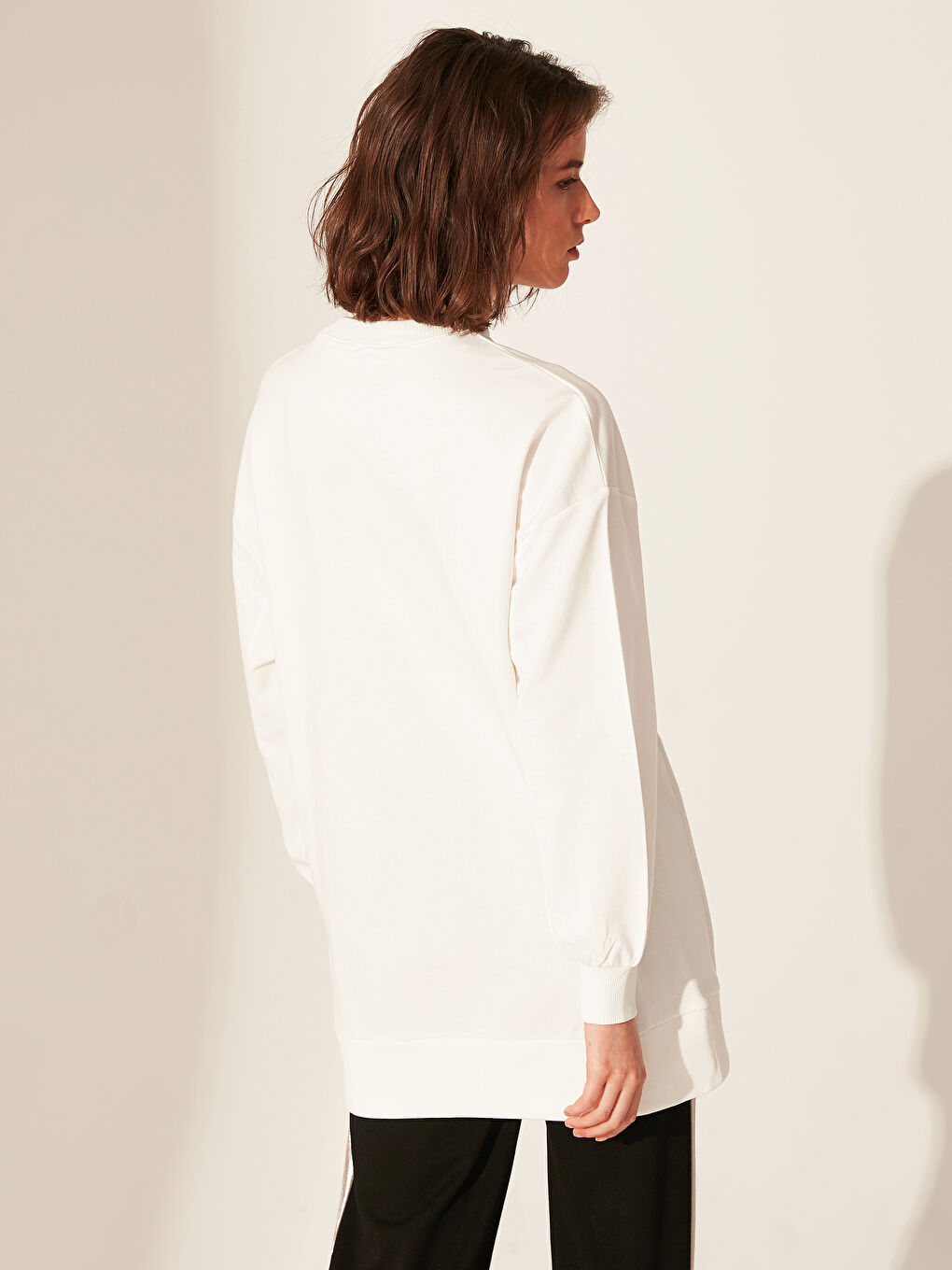 Plain Oversize Sweatshirt -0SO756Z8-EEW