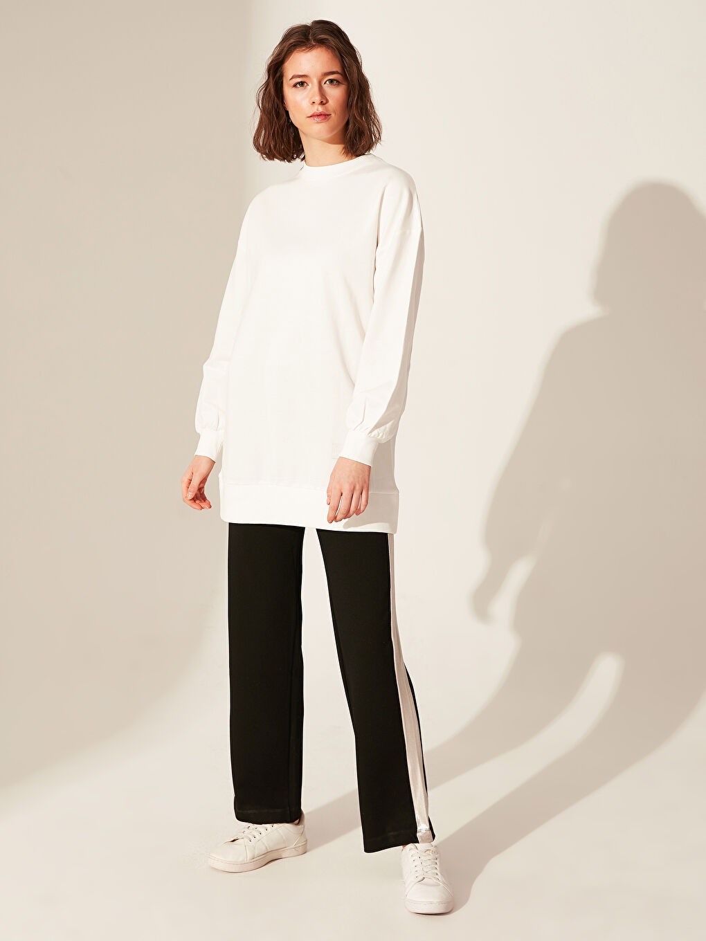 Plain Oversize Sweatshirt -0SO756Z8-EEW