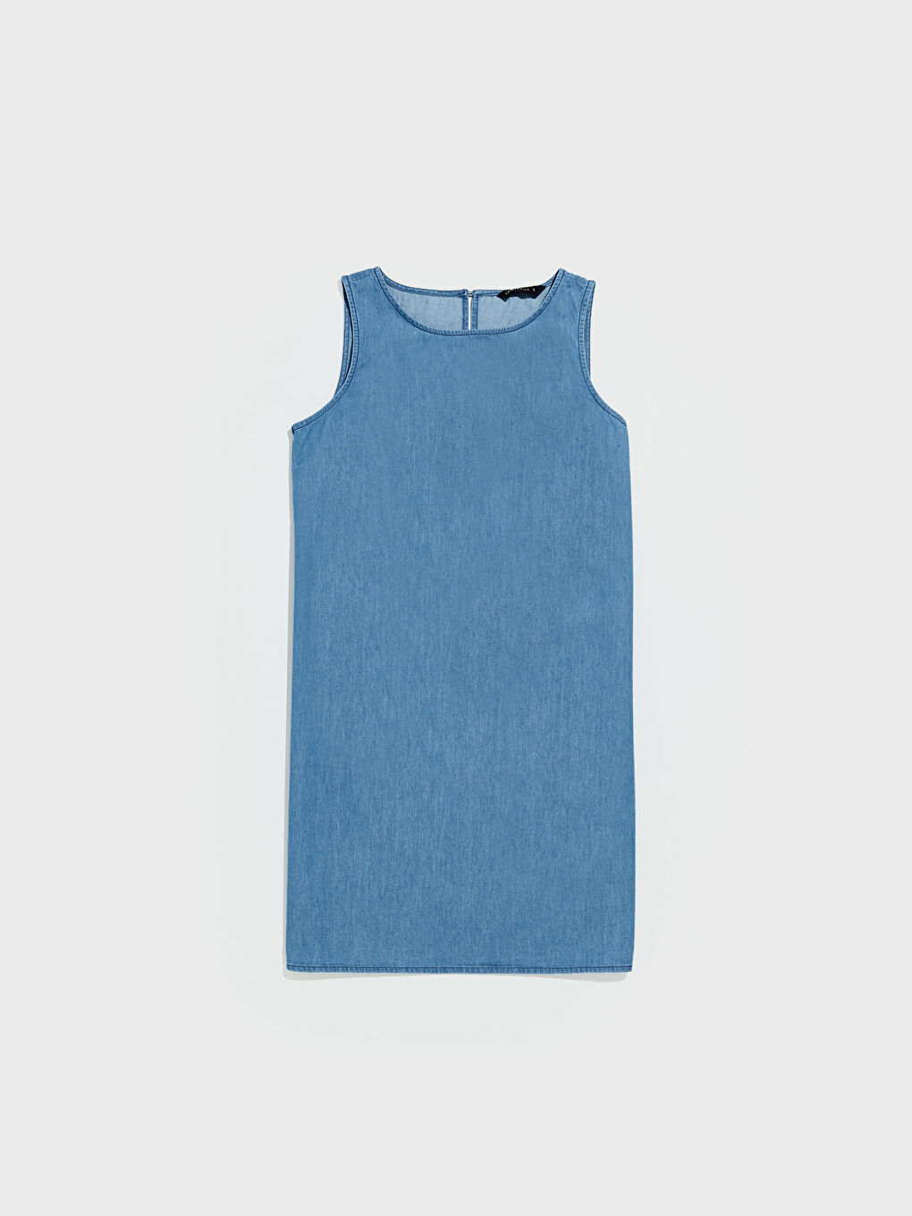 Robe En Jean Sans Manches Coupe Standard Pour Femmes