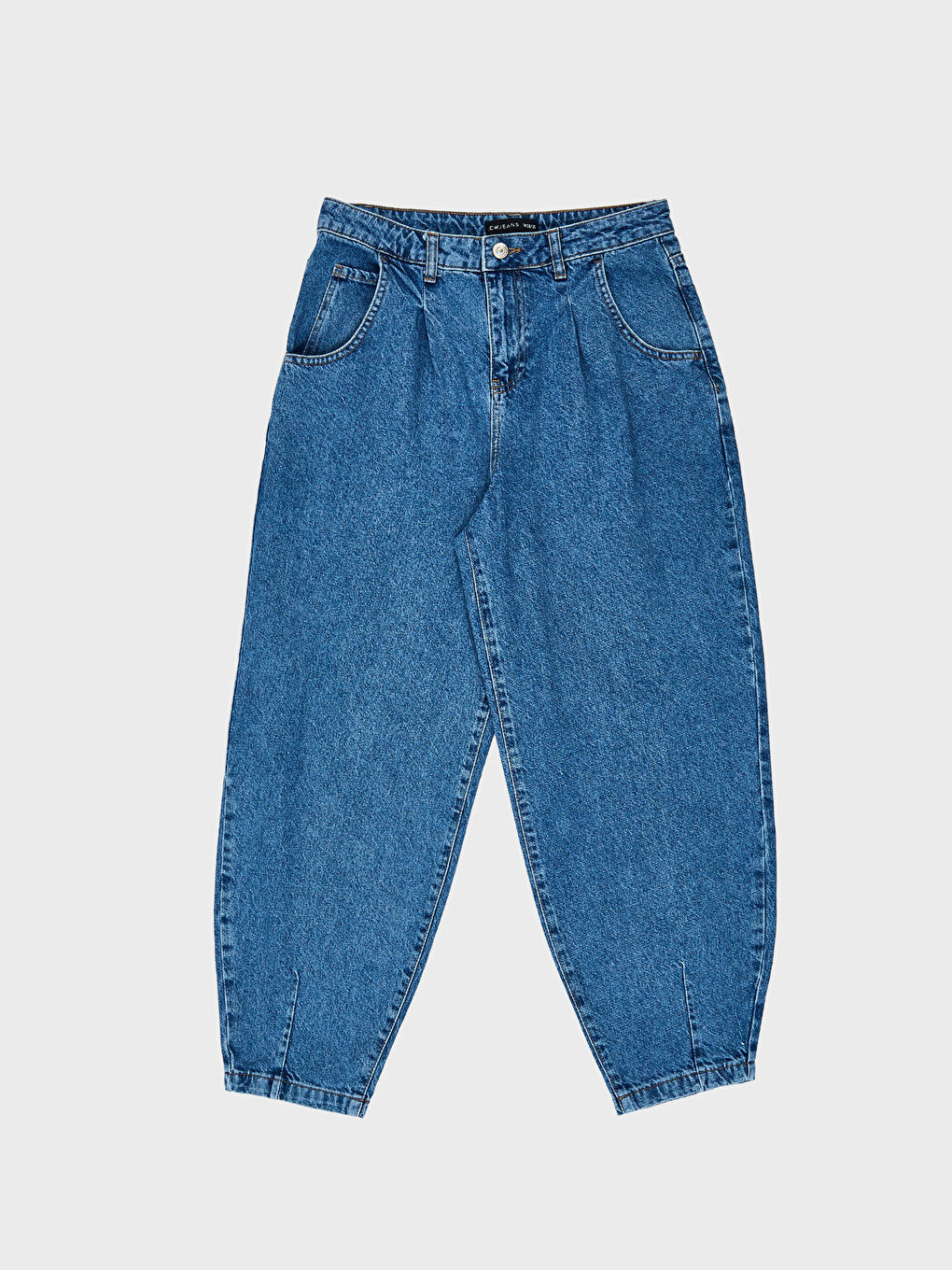 Slouchy Kadın Jean Pantolon-5