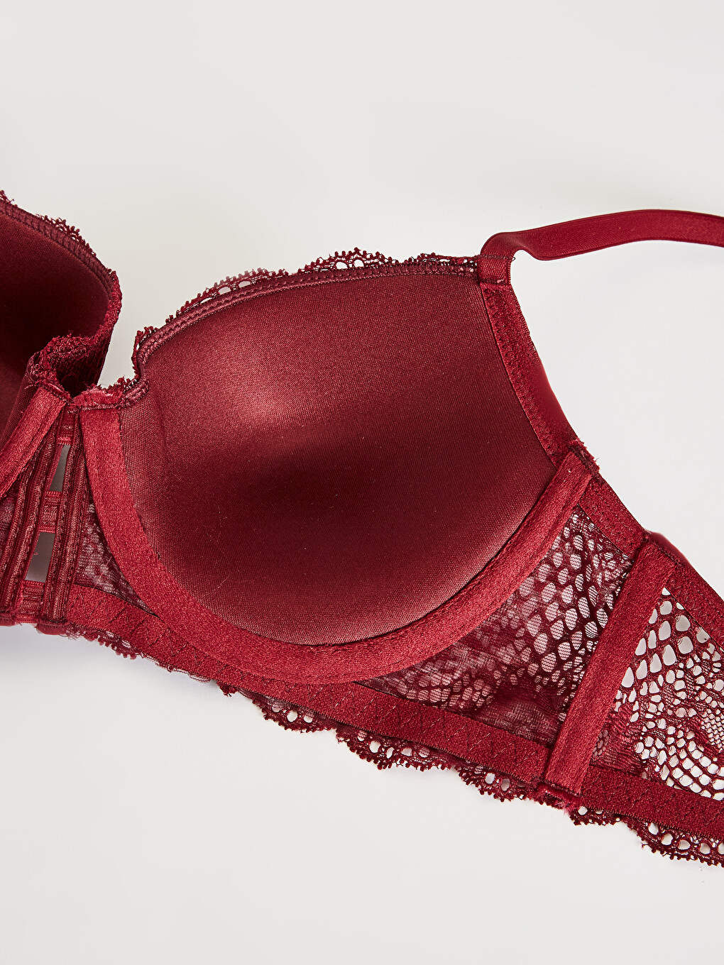 Woman Bordeaux Bra-2