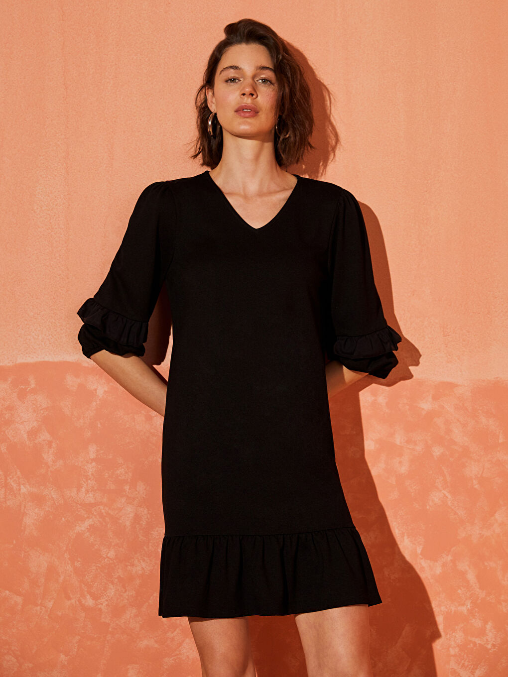 LCW Vision Kleid für Damen mit langen Ärmeln in regulärer Passform -0SA332Z8-K3W