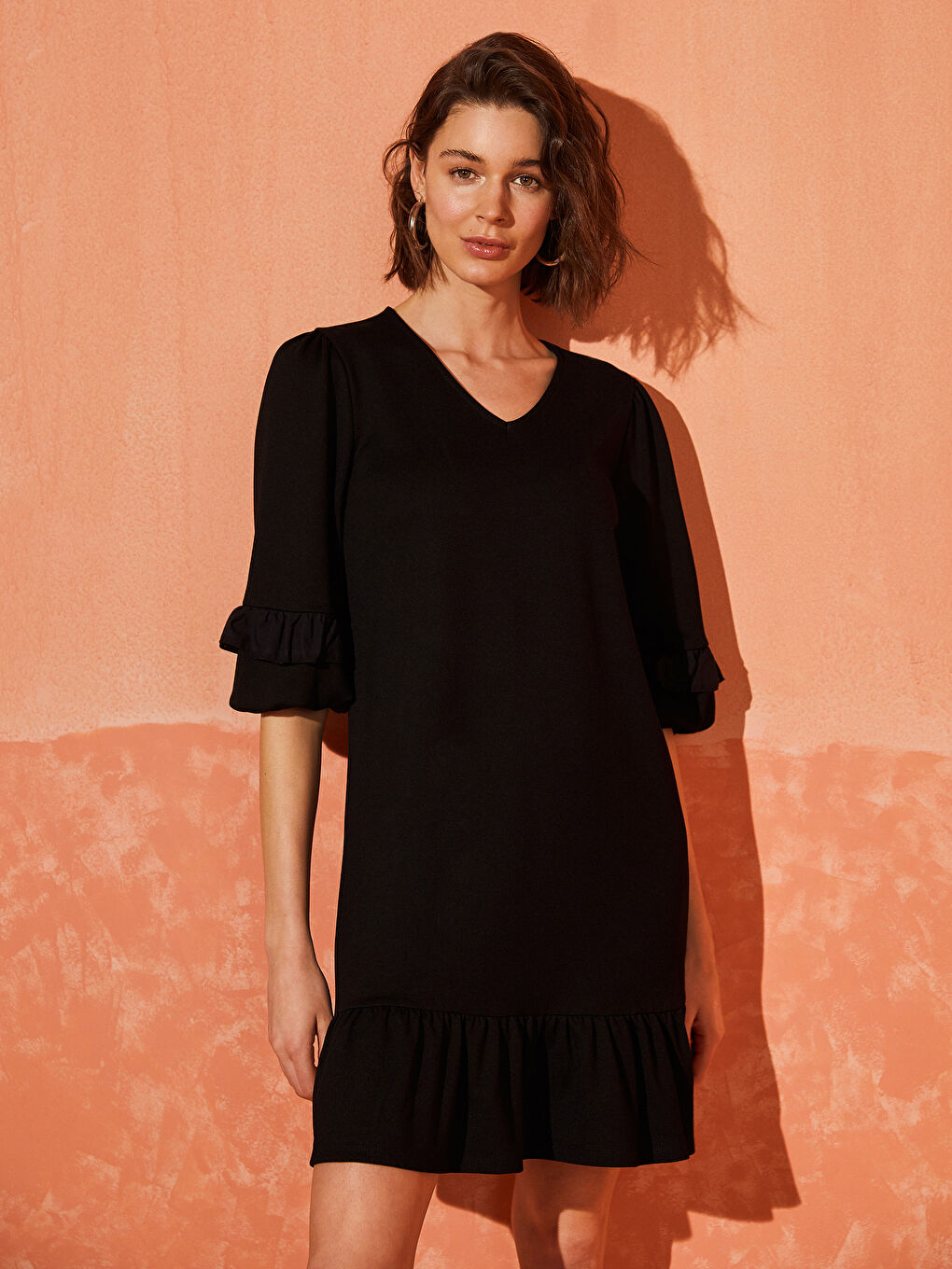 LCW Vision Kleid für Damen mit langen Ärmeln in regulärer Passform -0SA332Z8-K3W