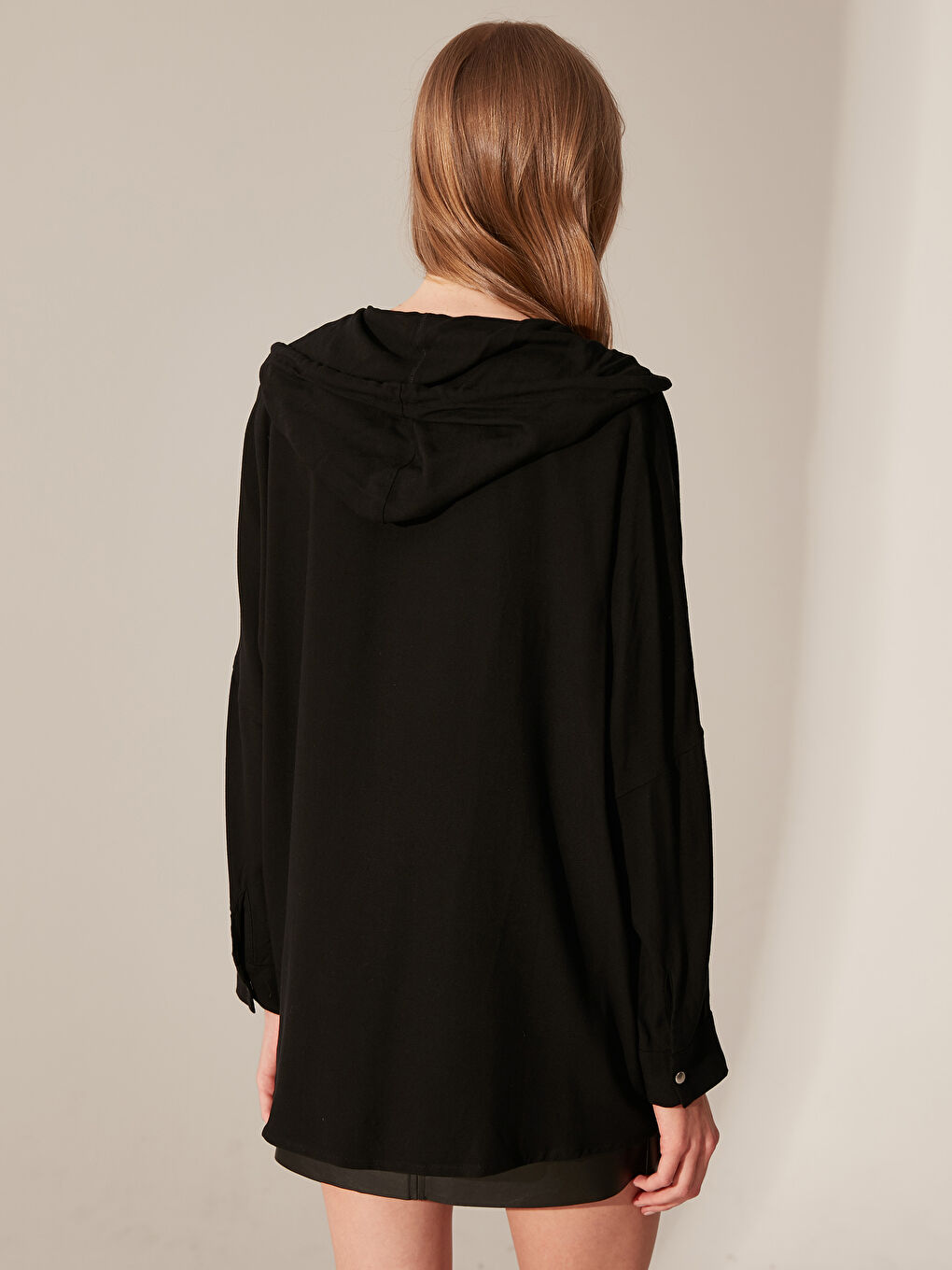 Chemise Gabardine à Manches Longues Coupe Confortable pour Femmes-3