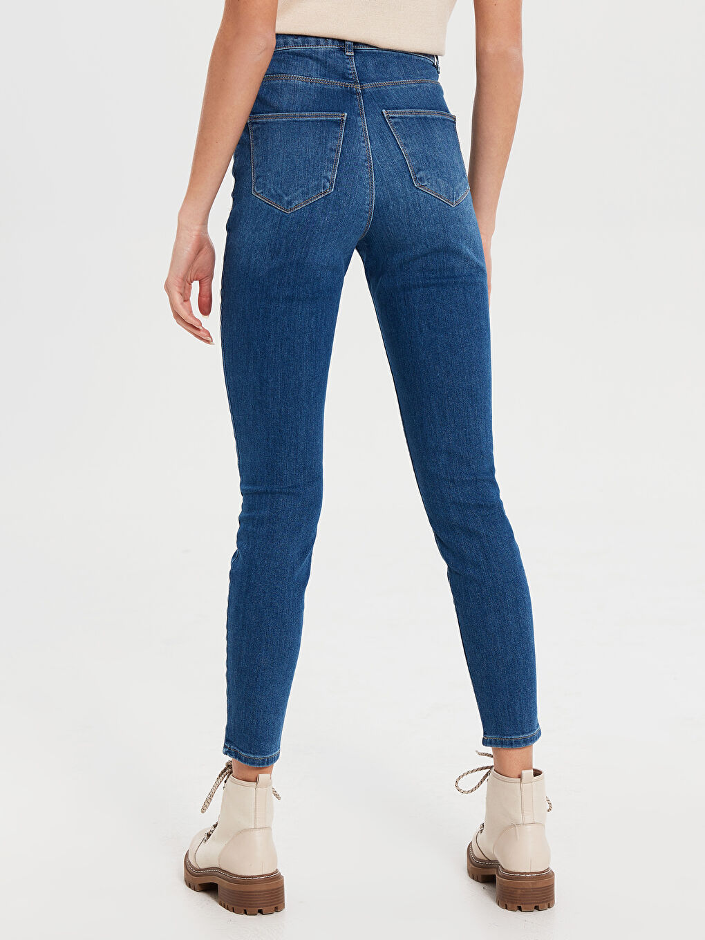 İndigo Jüpiter Süper Skinny Fit Kadın Jean Pantolon-3