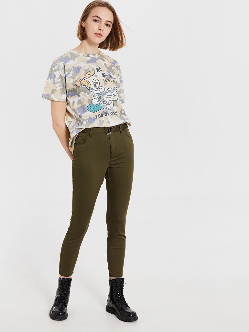 Standard Fit Women's Gabardine Trousers