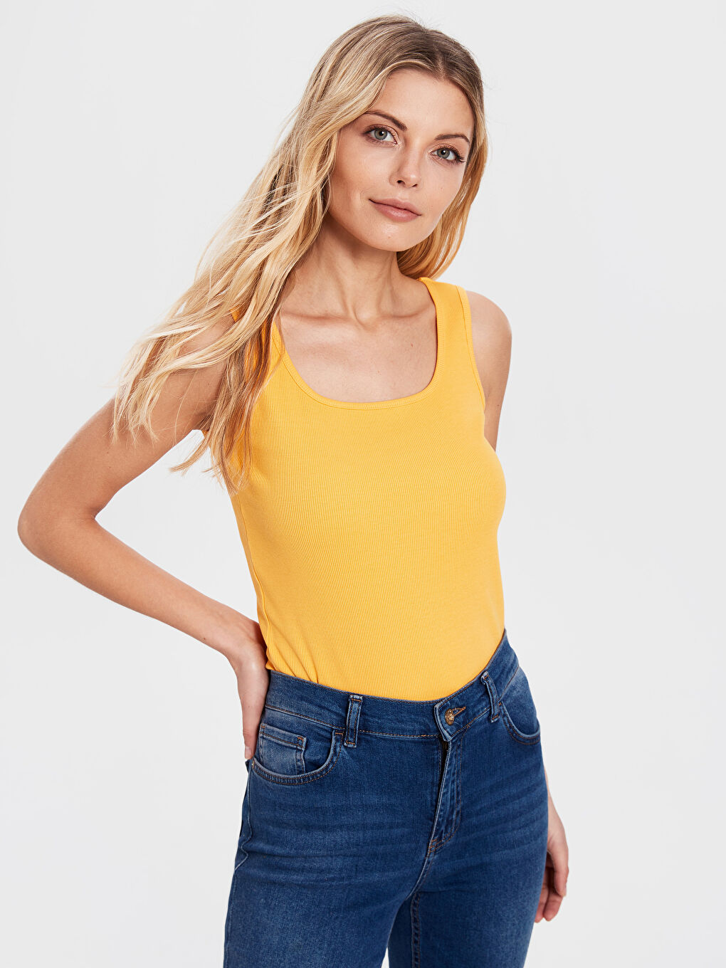 Woman YELLOW Tank Top