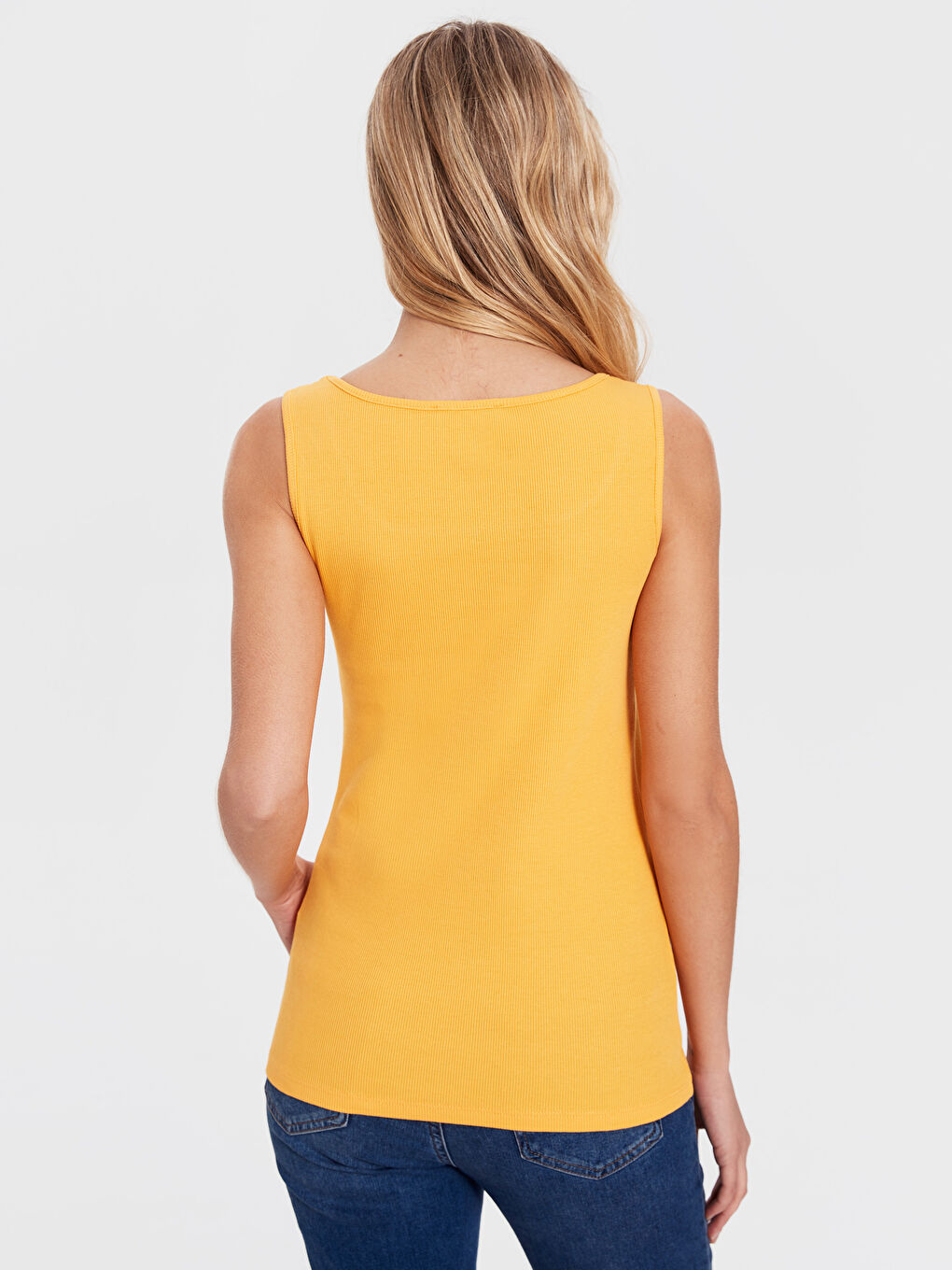 Woman YELLOW Tank Top-2