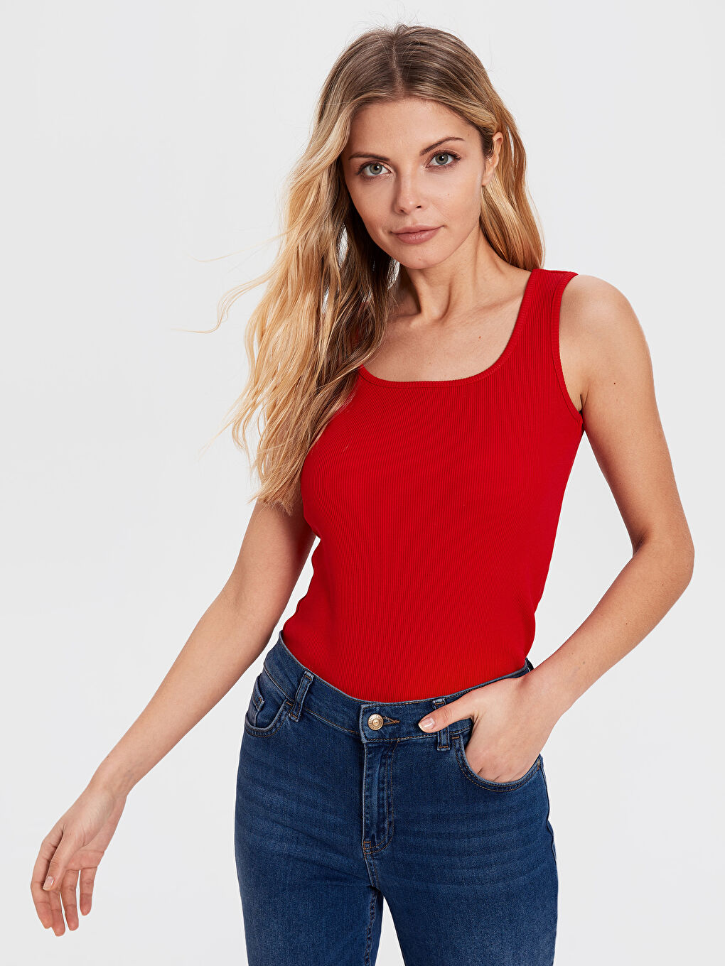 LC Waikiki Woman RED Tank Top -0SB726Z8-HYZ