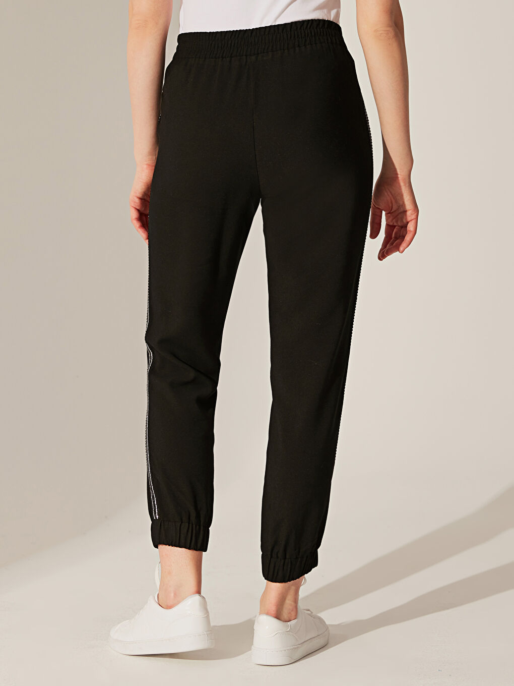 Standard Fit Women's Gabardine Trousers-3